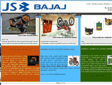 Tablet Screenshot of jsbajaj.com